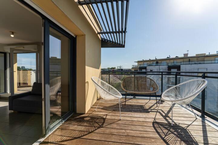 Bordeaux Merignac Appartement 2 Pieces - 2 Terrasses Exterior foto